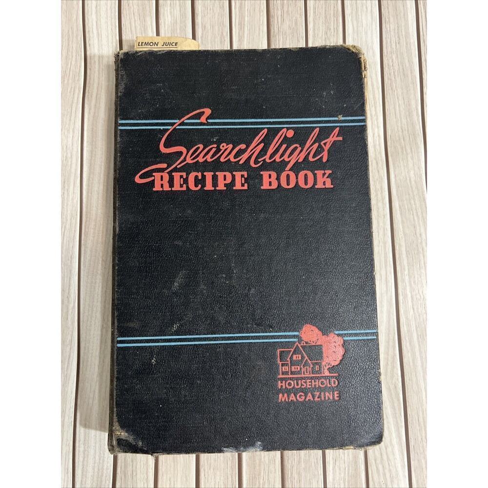Vtg SEARCHLIGHT RECIPE COOKBOOK By Household Magazine‎ 1946 Handwritten Recipes